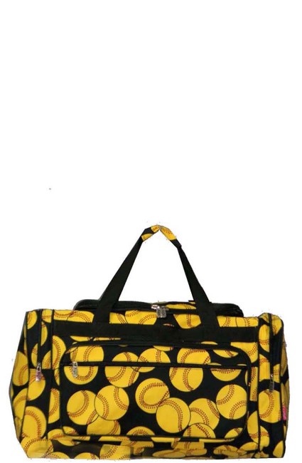 Printed Duffle Bag-SOF420/BK